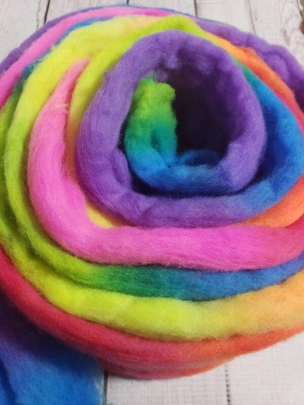 Righteous Rainbow ~ American Rambouillet Combed Top