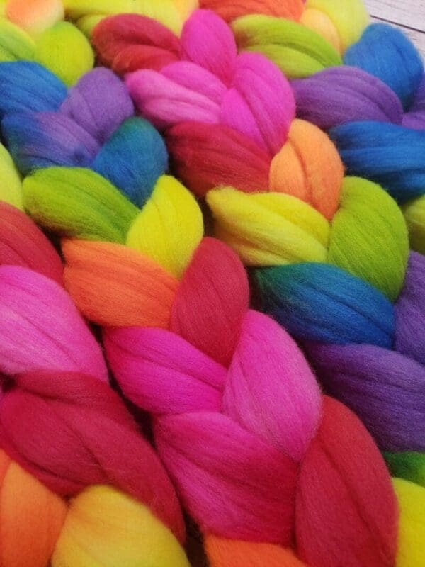 Righteous Rainbow ~ American Rambouillet Combed Top