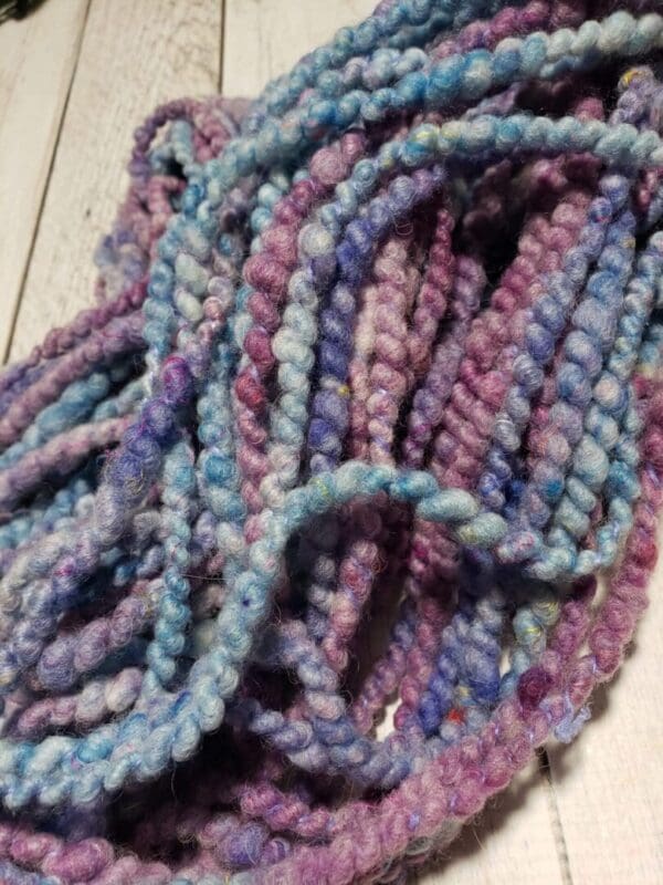 Ellen Loves Purple #2 – Merino/Silk Handspun Yarn