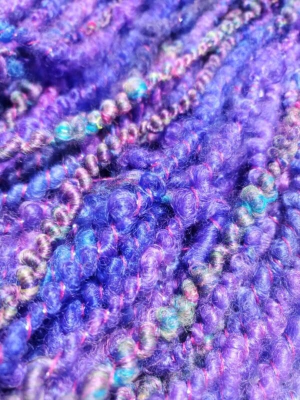 “Soul’s Delight” Hand-Spun Kid Mohair, Silk, Fine Merino Yarn
