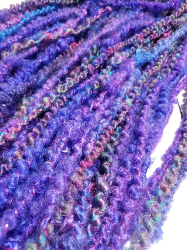 “Soul’s Delight” Hand-Spun Kid Mohair, Silk, Fine Merino Yarn
