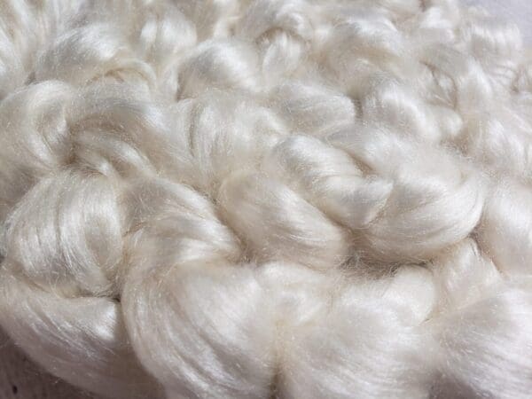 Tussah Silk Top ~ Bleached & Undyed