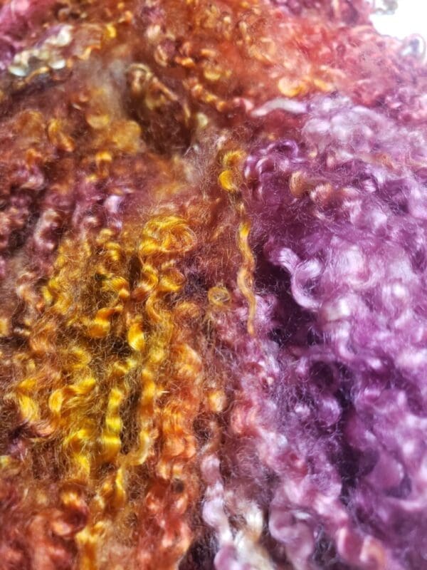 Thai Spice - Hand-Dyed Teeswater Fleece/Locks