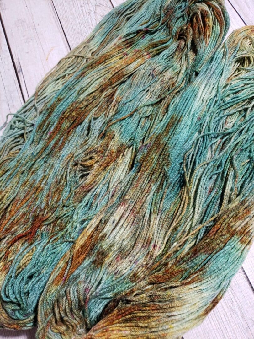 Woodland Beach ~ Lotus Hand-Dyed Merino/Silk Luxury Fingering