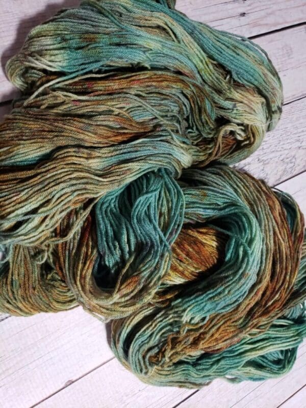 Woodland Beach ~ Lotus Hand-Dyed Merino/Silk Luxury Fingering