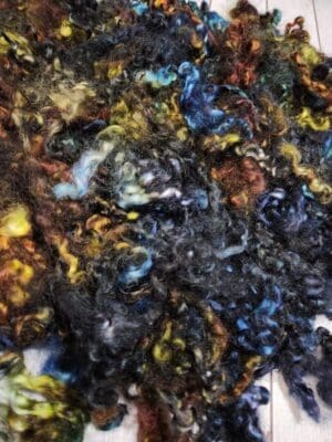 Deep Sea Shipwreck - Hand-Dyed Teeswater Fleece/Locks