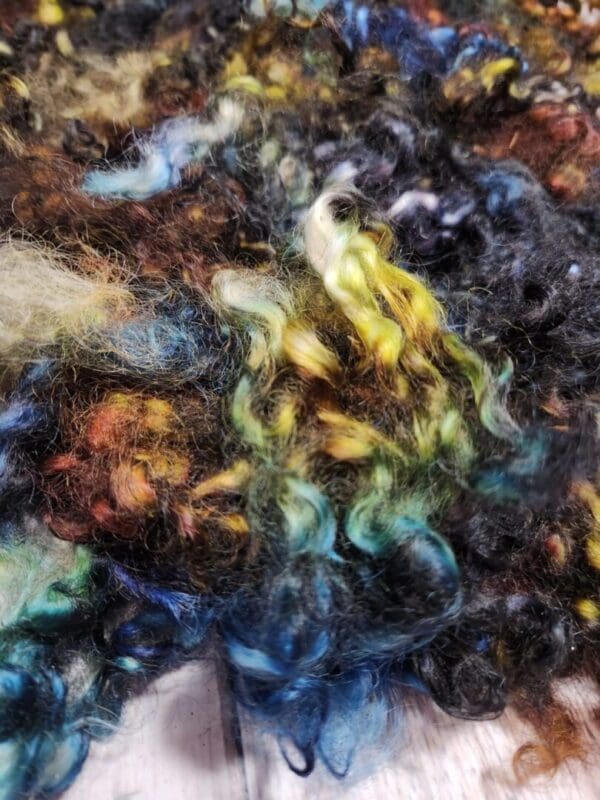 Deep Sea Shipwreck - Hand-Dyed Teeswater Fleece/Locks