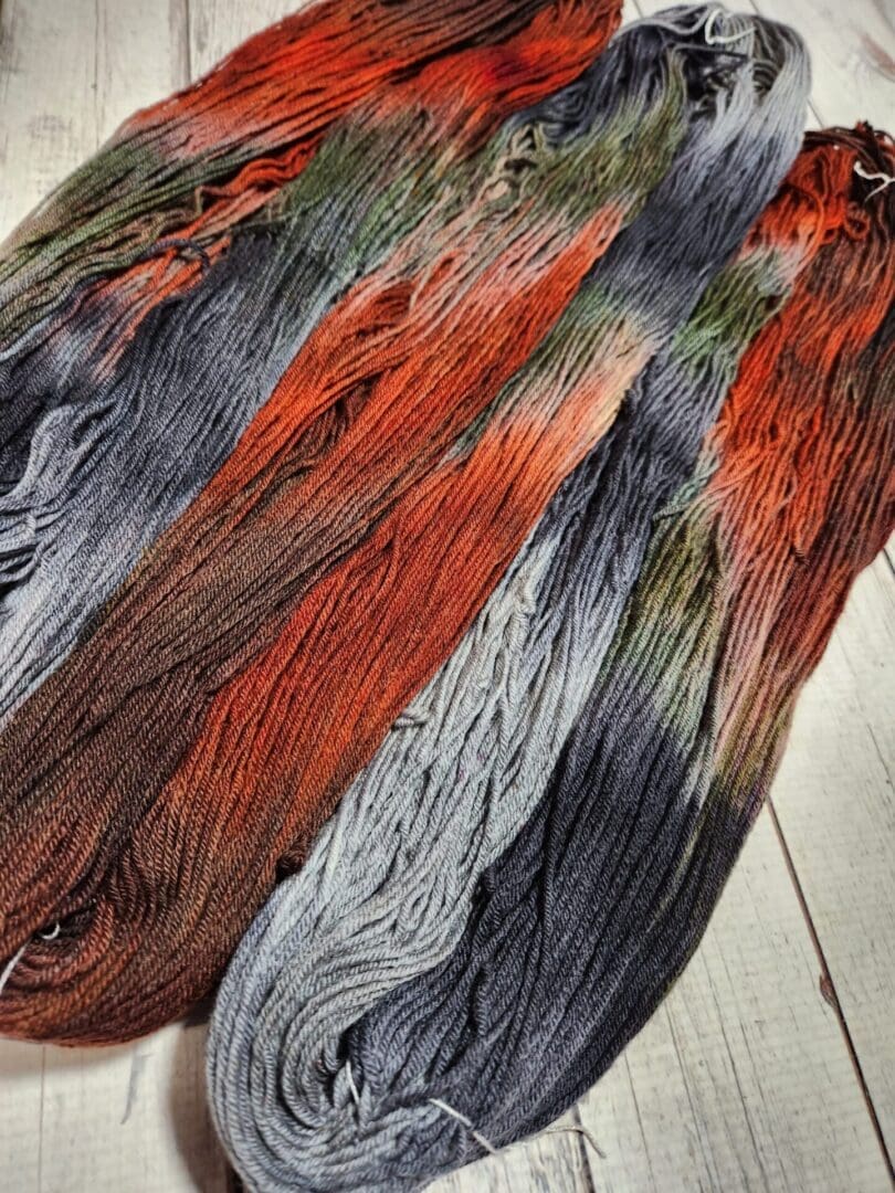 Rusty Chain ~ Lotus Hand-Dyed Merino/Silk Luxury Fingering
