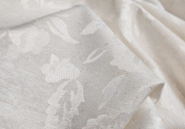 20231218_144857 A close up of a white fabric on a table.