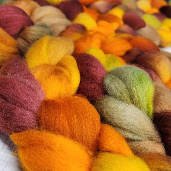 Aladin's Market ~ 100g Hand-Dyed Luxury Combed Top Fiber - Image 2