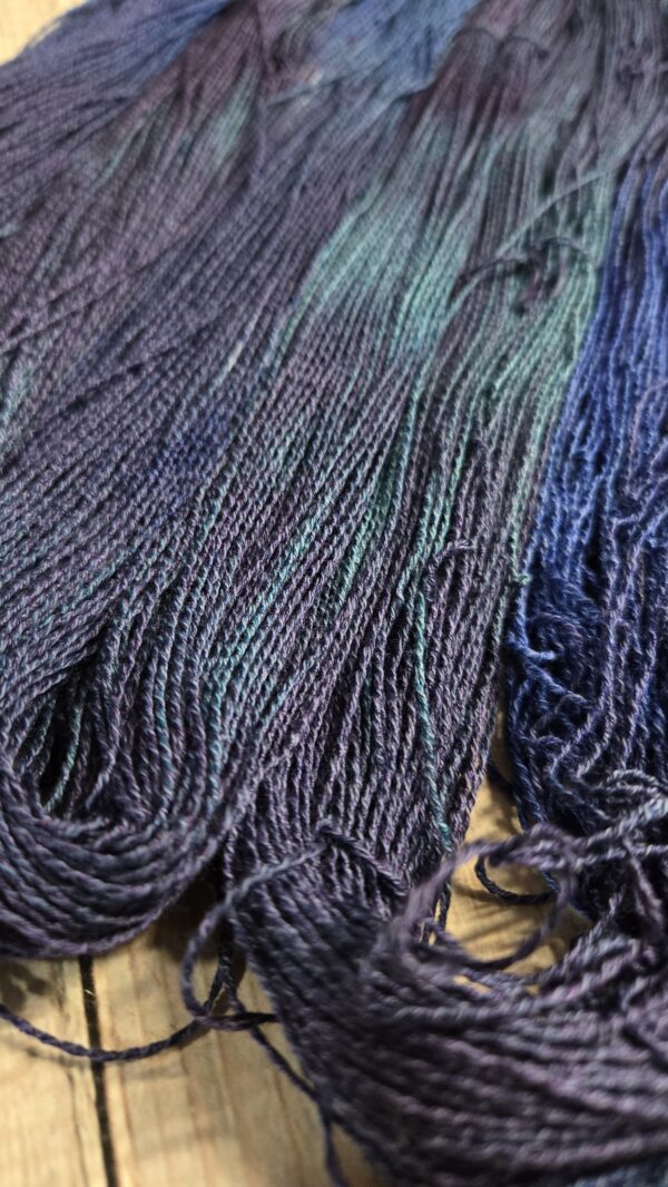 "Blueberry Lemonade" Lotus Breeze™ Linen/Cotton/Bamboo Yarn - Image 4