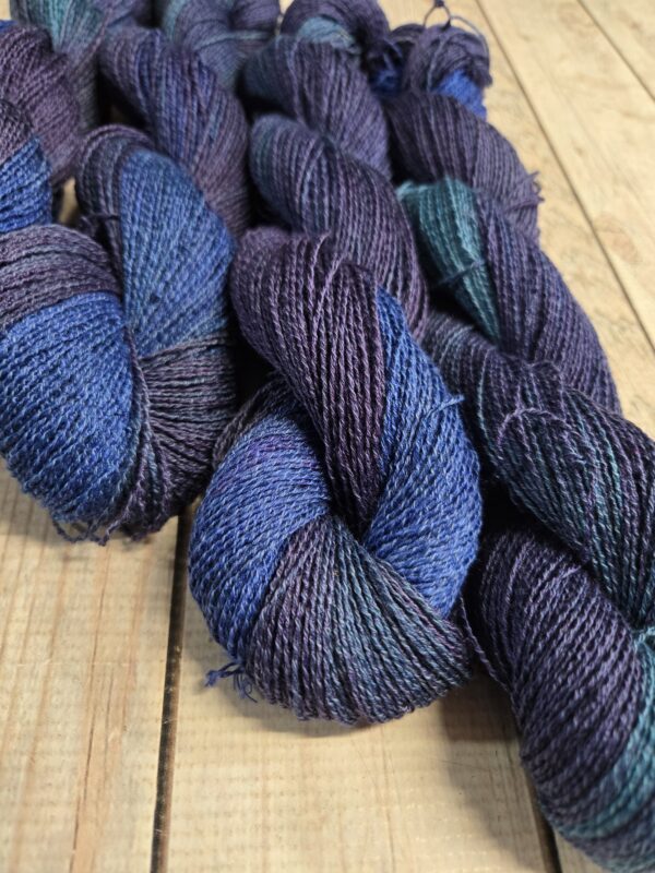 "Blueberry Lemonade" Lotus Breeze™ Linen/Cotton/Bamboo Yarn