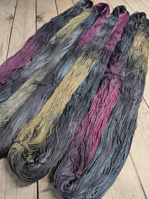 "Dove Pink" Lotus Amalfi™ Hand-Dyed Mercerized Cotton Yarn - Image 4