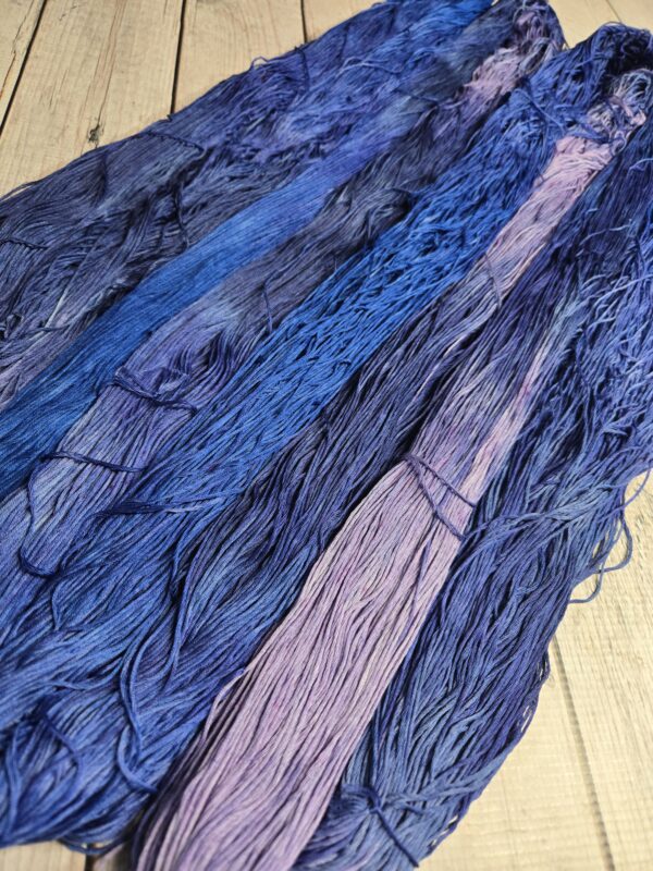 "Lavender Sky" Lotus Amalfi™ Hand-Dyed Mercerized Cotton Yarn - Image 5