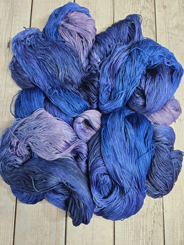 "Lavender Sky" Lotus Amalfi™ Hand-Dyed Mercerized Cotton Yarn
