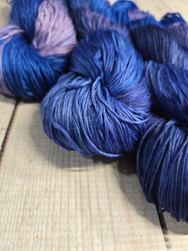"Lavender Sky" Lotus Amalfi™ Hand-Dyed Mercerized Cotton Yarn - Image 2