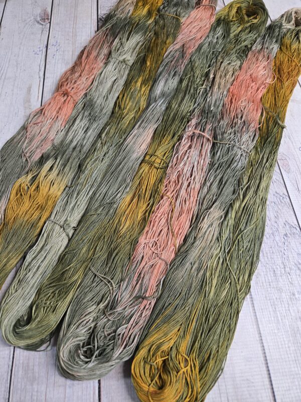 "Coral Sand" Lotus Amalfi™ Hand-Dyed Mercerized Cotton Yarn - Image 4