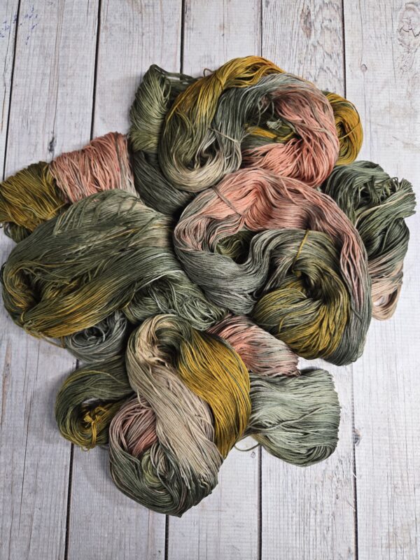 "Coral Sand" Lotus Amalfi™ Hand-Dyed Mercerized Cotton Yarn