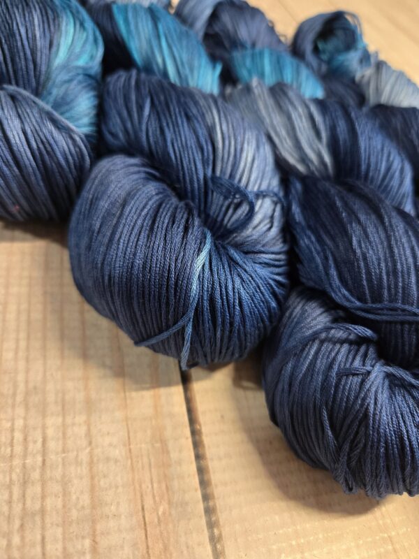 "Azure Pools" Lotus Amalfi™ Hand-Dyed Mercerized Cotton Yarn - Image 2
